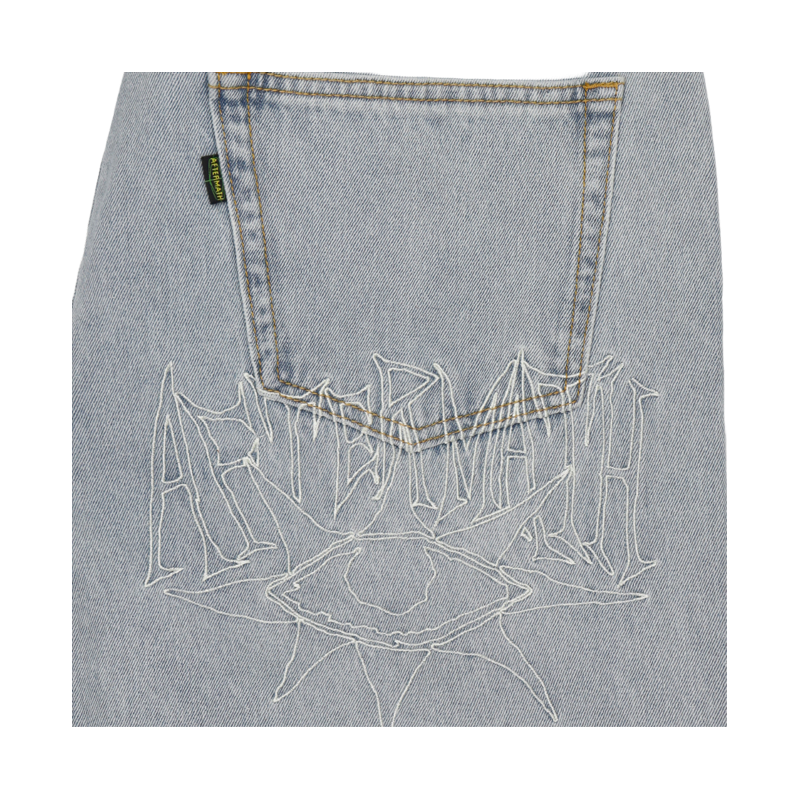 애프터매스 데님 쇼츠 반바지 라이트 인디고(Aftermath Denim Shorts Light Indigo) - 3