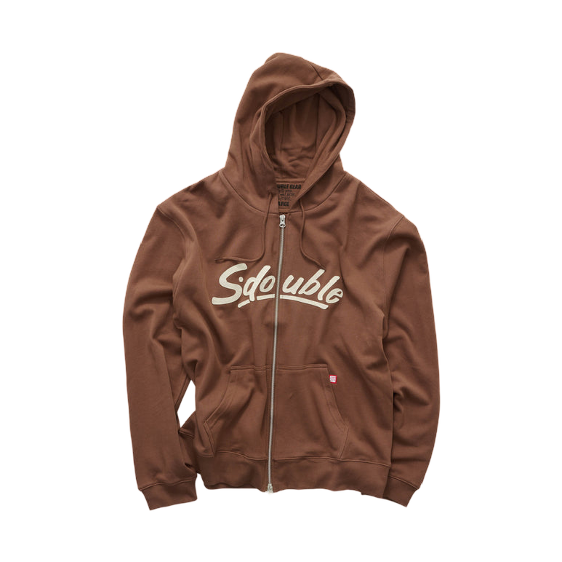 에스더블 스위시 라이트웨이트 테리 집 후드 초콜릿(S/Double Swish Lightweight Terry Zip Hoodie Chocolate)