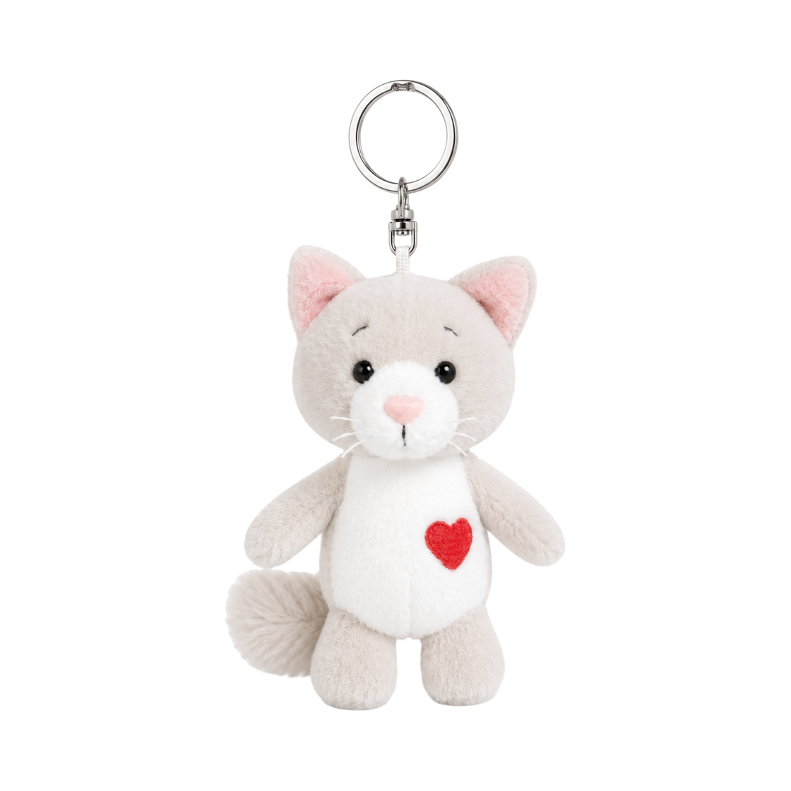 [KREAM 단독] 니키 러블리 고양이 플러피 키링 10cm([KREAM 단독] NICI Keyholder cat fluffy 10cm GREEN) - 1
