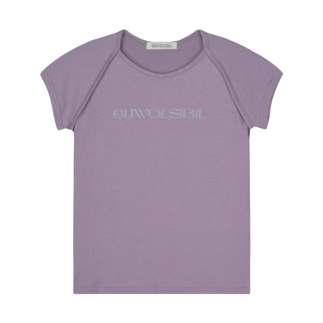구월십일 볼레로 반팔 티셔츠 퍼플(GUWOLSIBIL Bolero Short Sleeve Top Purple)
