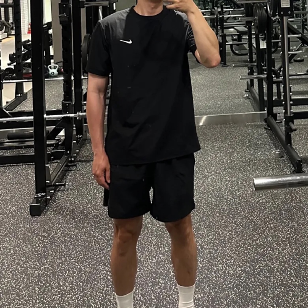 Nike Dri-Fit Park 7 T-Shirt Black 착용 스타일
