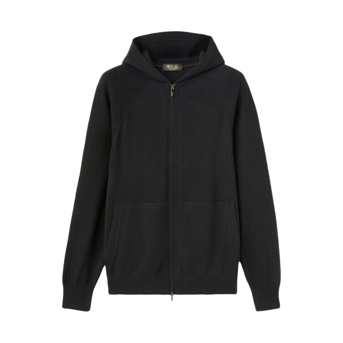 로로 피아나 메라노 베이비 캐시미어 후드 집업 캐비어(Loro Piana Merano Baby Cashmere Hooded Zip-Up Caviar)