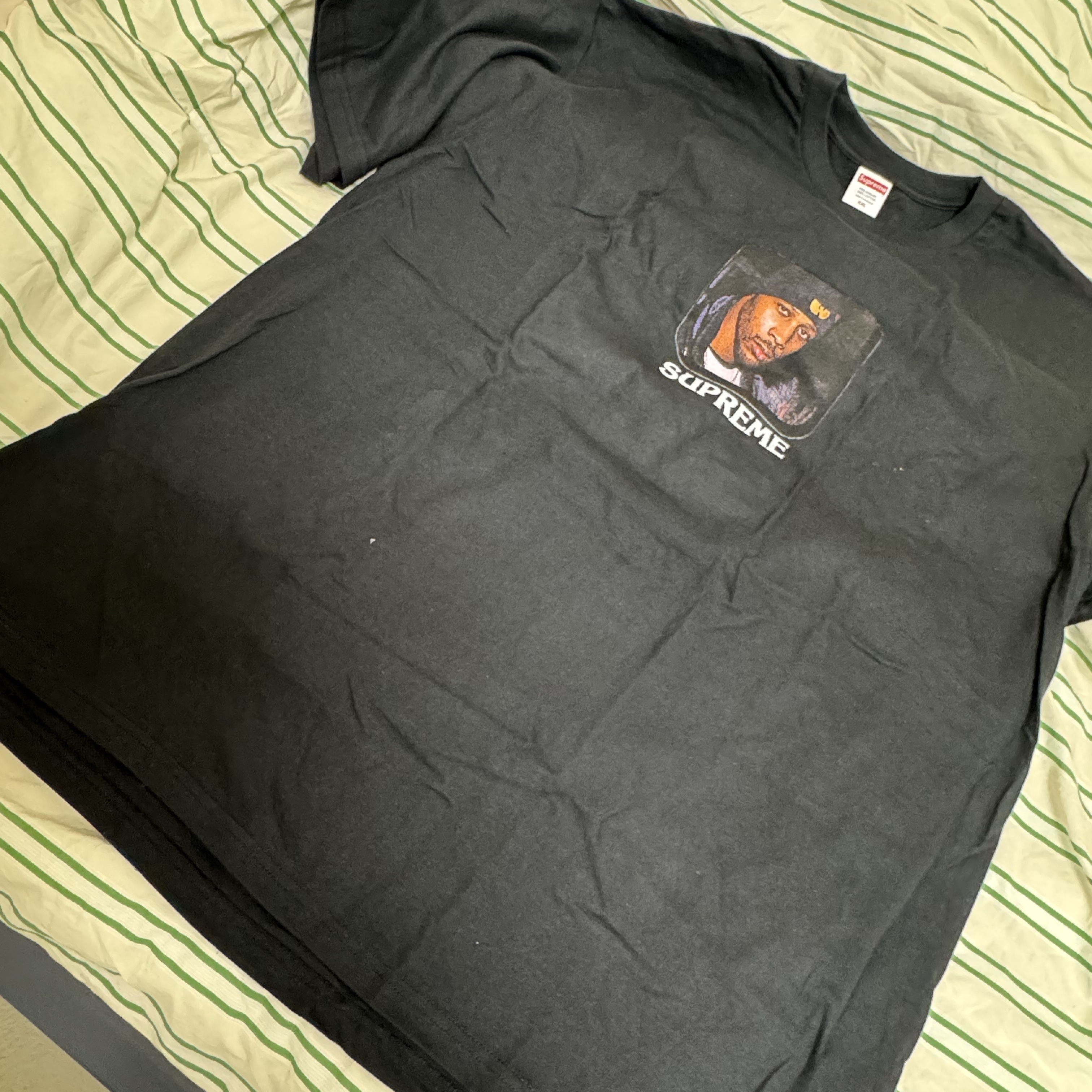 Supreme x Wu-Tang Clan RZA T-Shirt Black - 25FW 착용 스타일