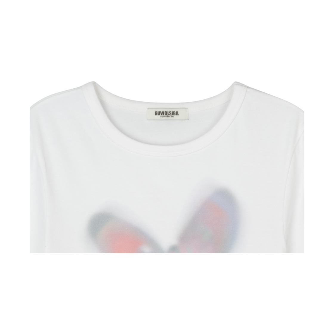 구월십일 시그니처 스탠다드 반팔 티셔츠 화이트(GUWOLSIBIL Signature Standard Top White) - 3