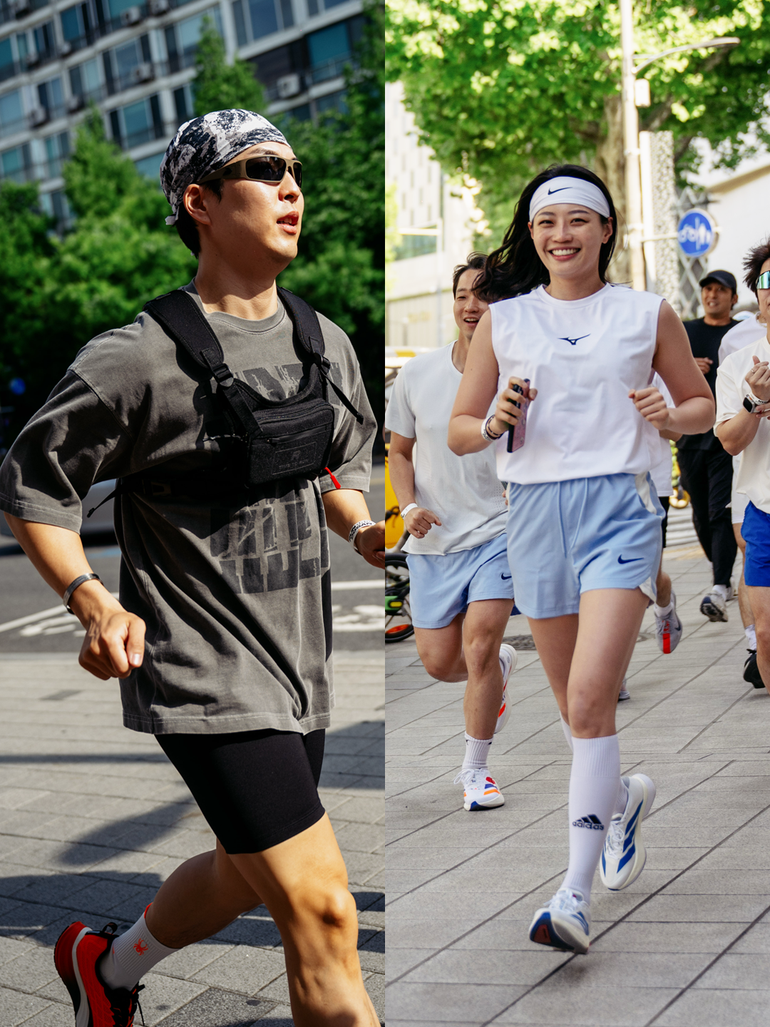 On Running x Post Archive Faction (Paf) Cloudmonster Hyper Black, Nike Dri-Fit Stride 5 Inch Brief Lined Running Shorts Black - Asia 착용 스타일 - 3