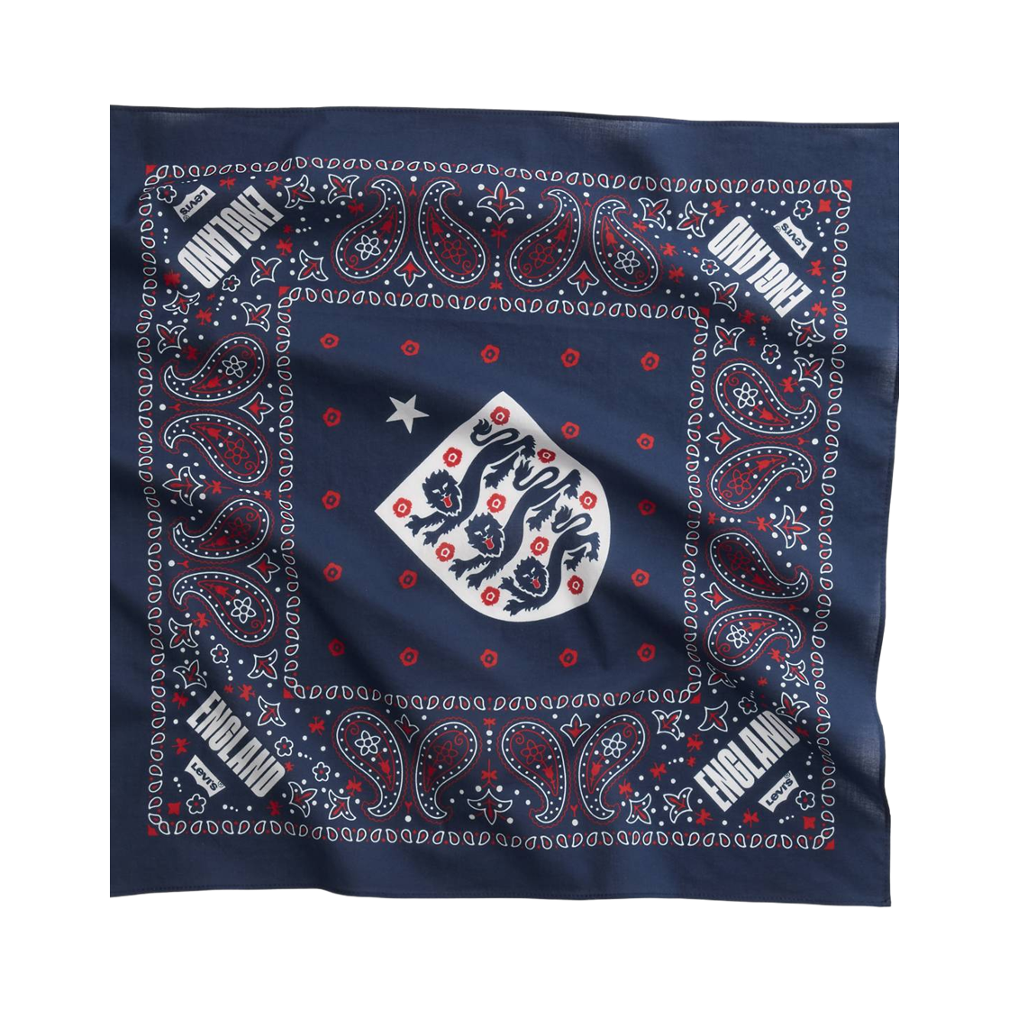 리바이스 잉글랜드 풋볼 반다나 블루(Levi’s England Football Bandana Blue) - 1