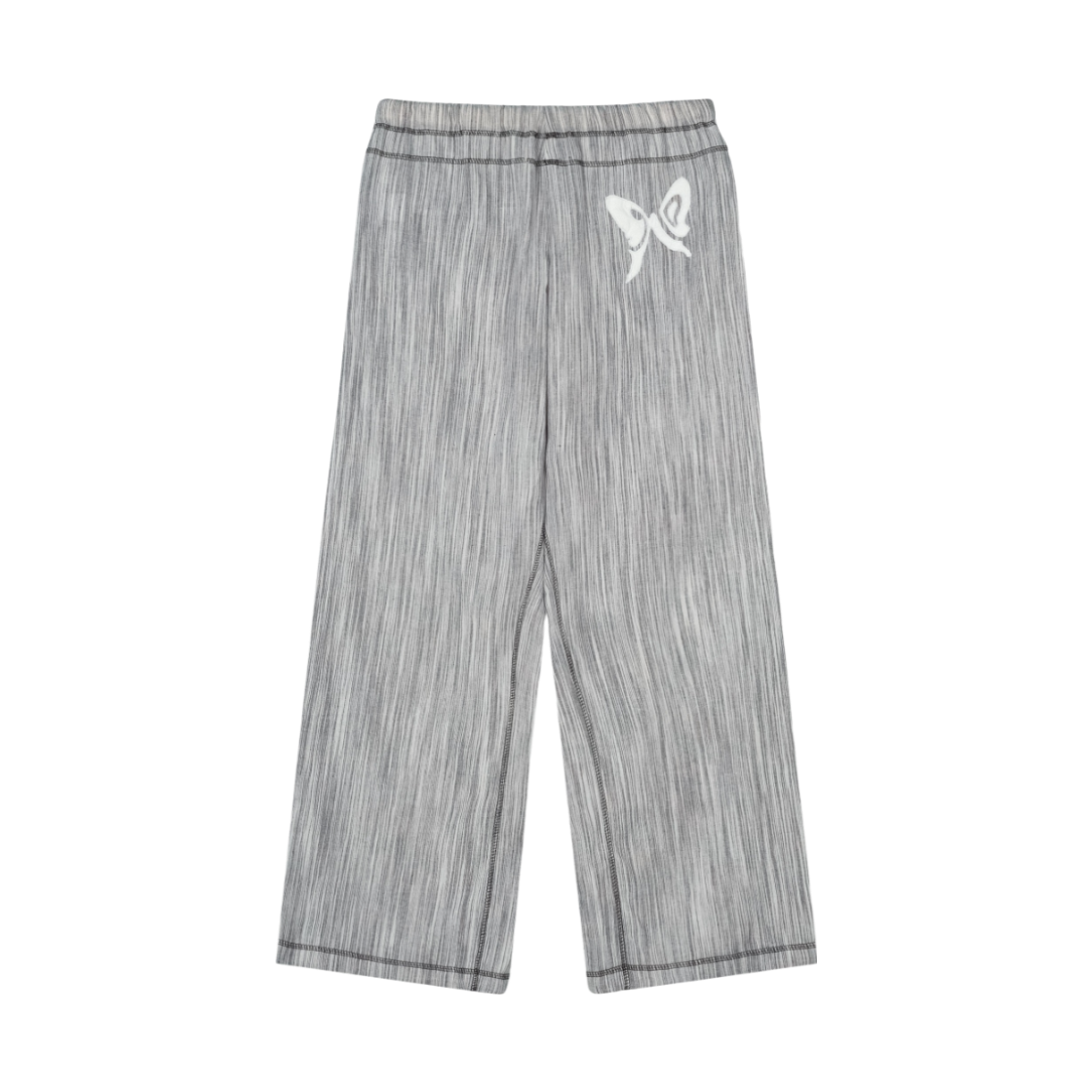 구월십일 스트라이프 스티치 와이드 팬츠 라이트 그레이(GUWOLSIBIL Stripe Stitch Wide Pants Light Grey) - 2