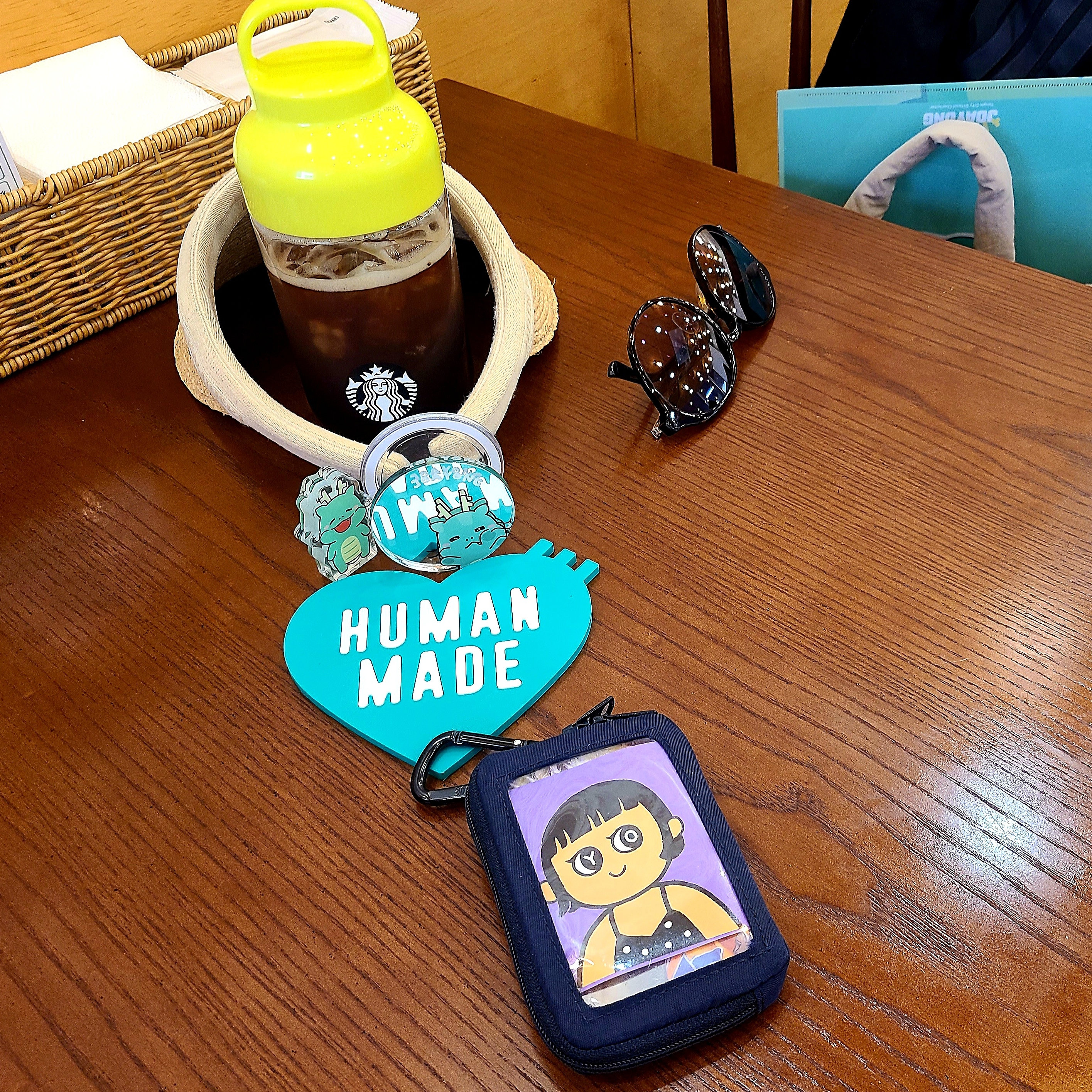 Human Made Heart Rubber Coaster Green, Human Made Heart Rubber Coaster Green 착용 스타일 - 5