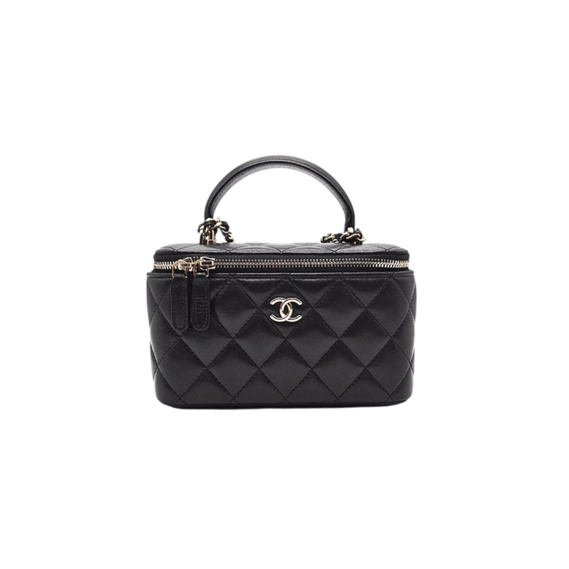 샤넬 램스킨 탑핸들 베니티 크로스백 (AP2199) L107294(Chanel Lambskin Top Handle Vanity Crossbody Bag AP2199 L107294) - 1