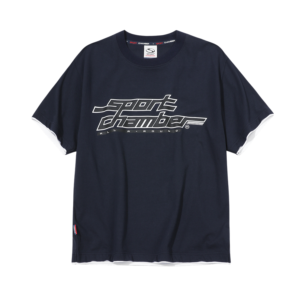 스포츠챔버 펄스 로고 티셔츠 네이비(SPORT CHAMBER Pulse Logo T-Shirt Navy)