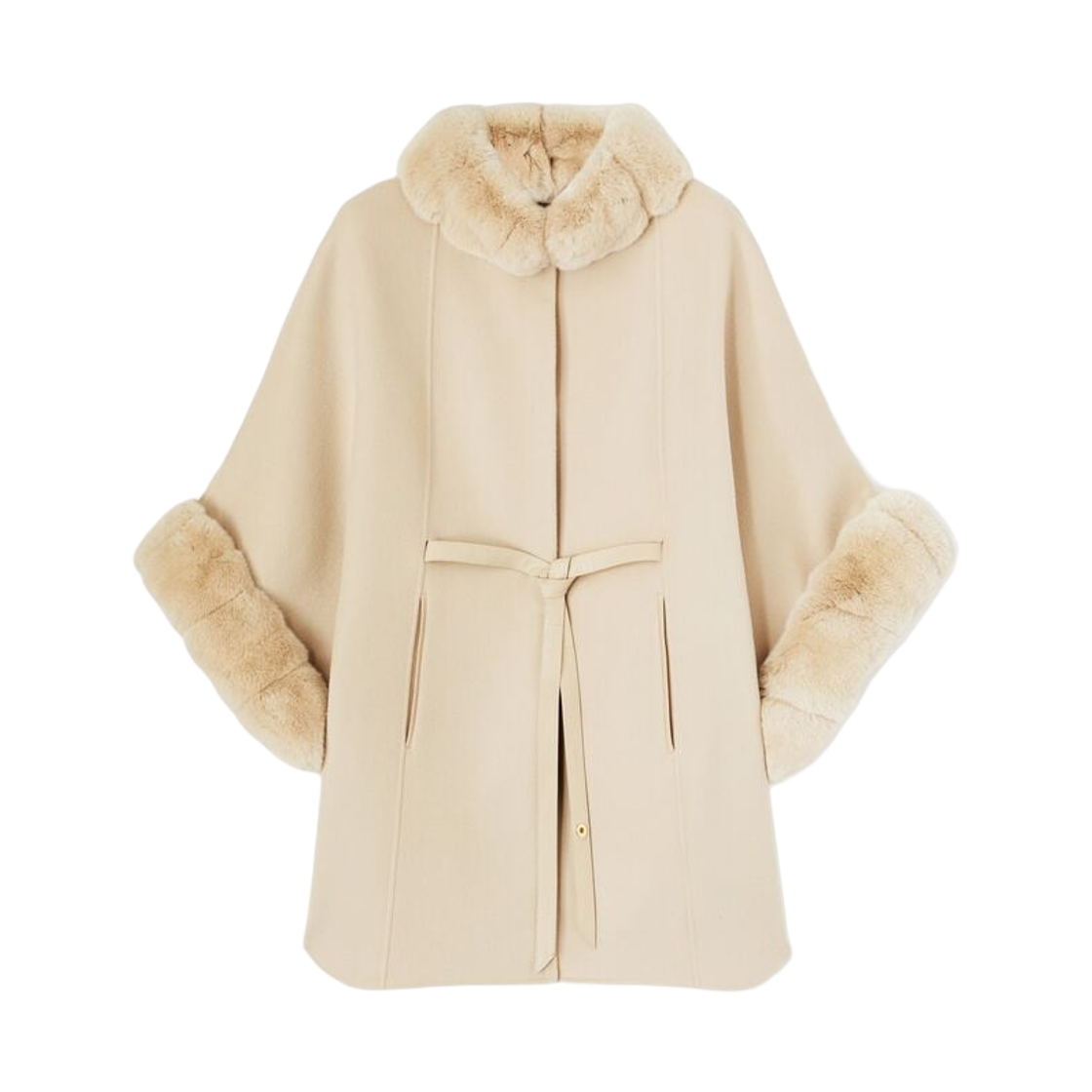 (W) 로로 피아나 캐시미어 솔즈버그 케이프 잉카 스톤((W) Loro Piana Cashmere Salzburg Cape Inca Stone)