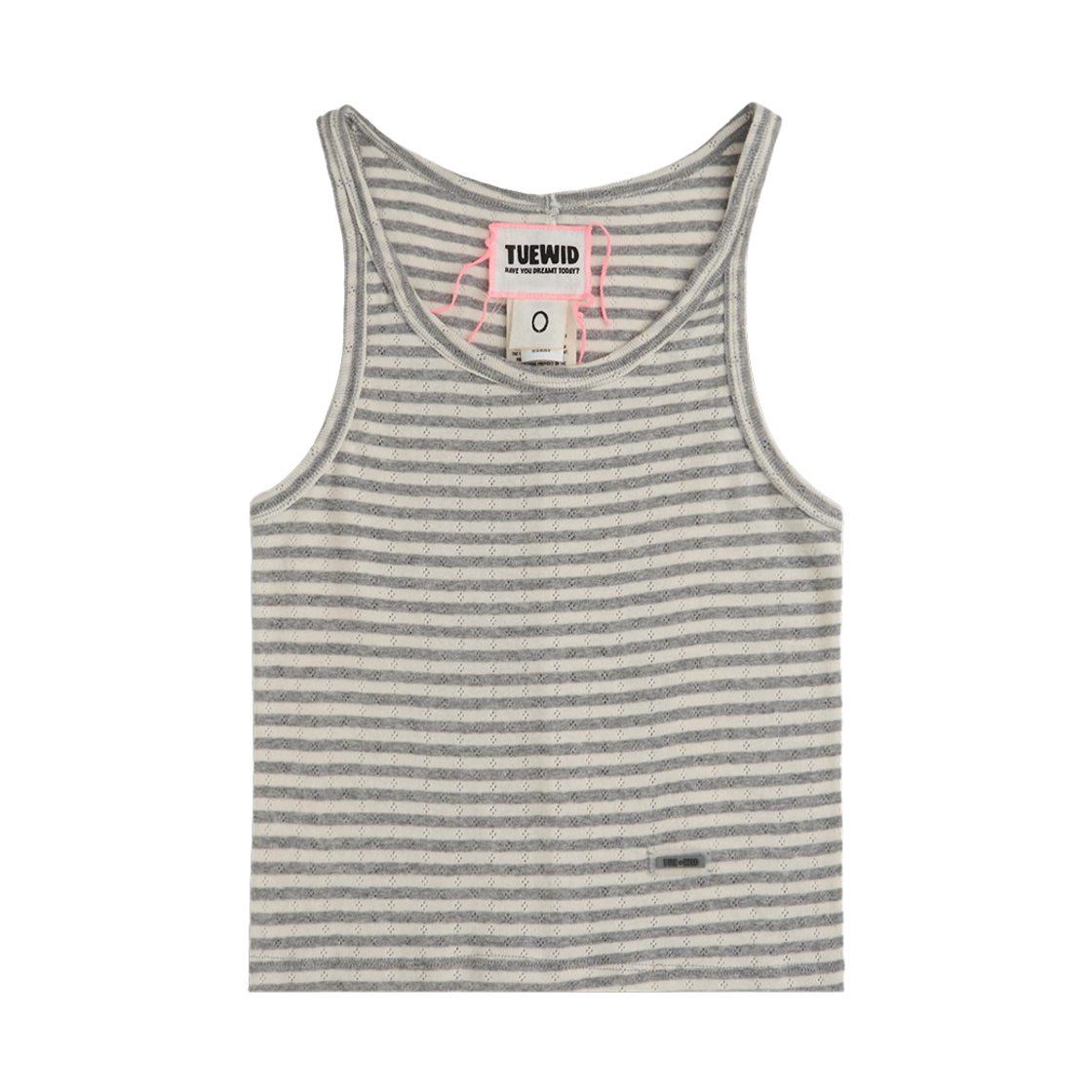 투위드립 탱크탑나시 스트라이프(Tuewid Ribbed Sleeveless Tank Top Stripe) - 2