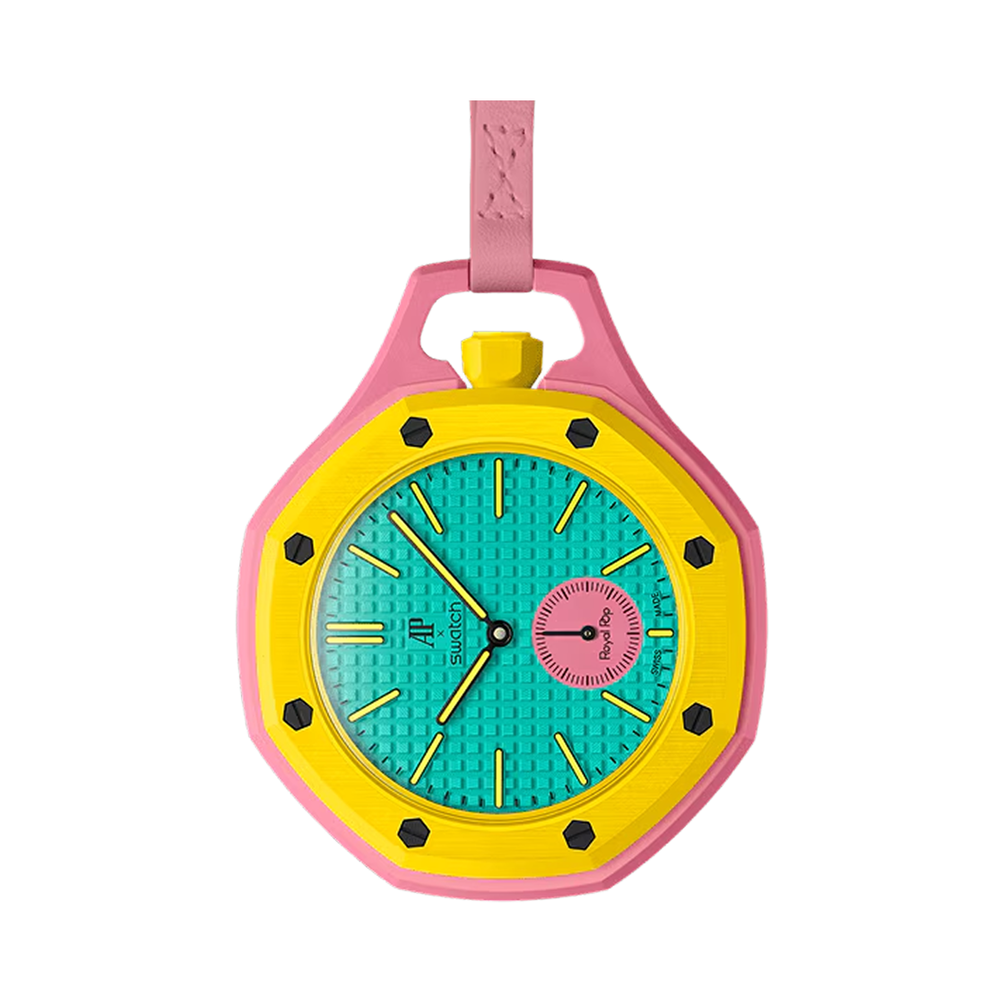 스와치 x 오데마 피게 바이오세라믹 로얄 팝 오티지 로즈(Swatch x Audemars Piguet Bioceramic Royal Pop Otg Roz)