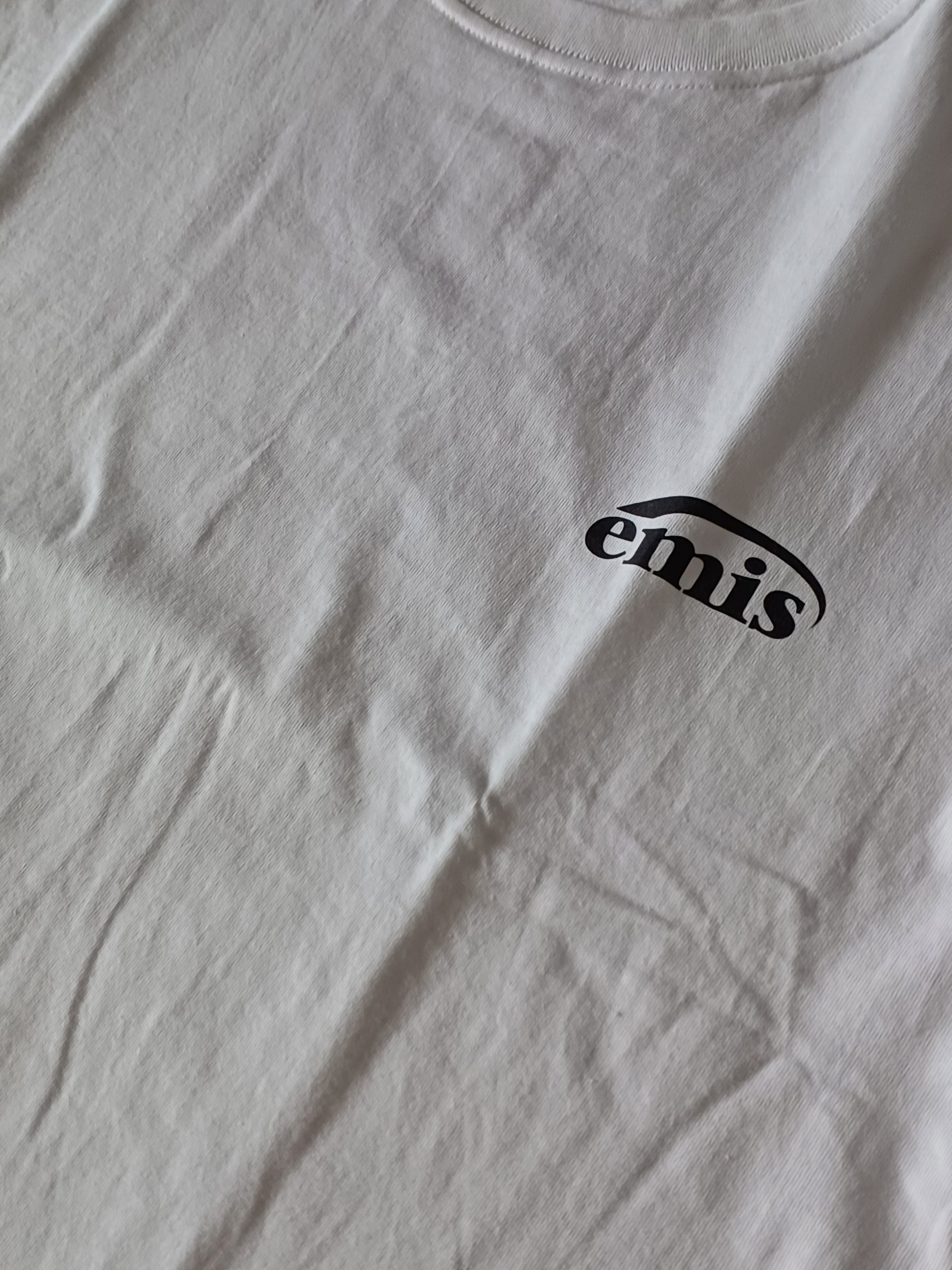 Emis 3Pack T-Shirt Set A White Black Heather Grey 착용 스타일