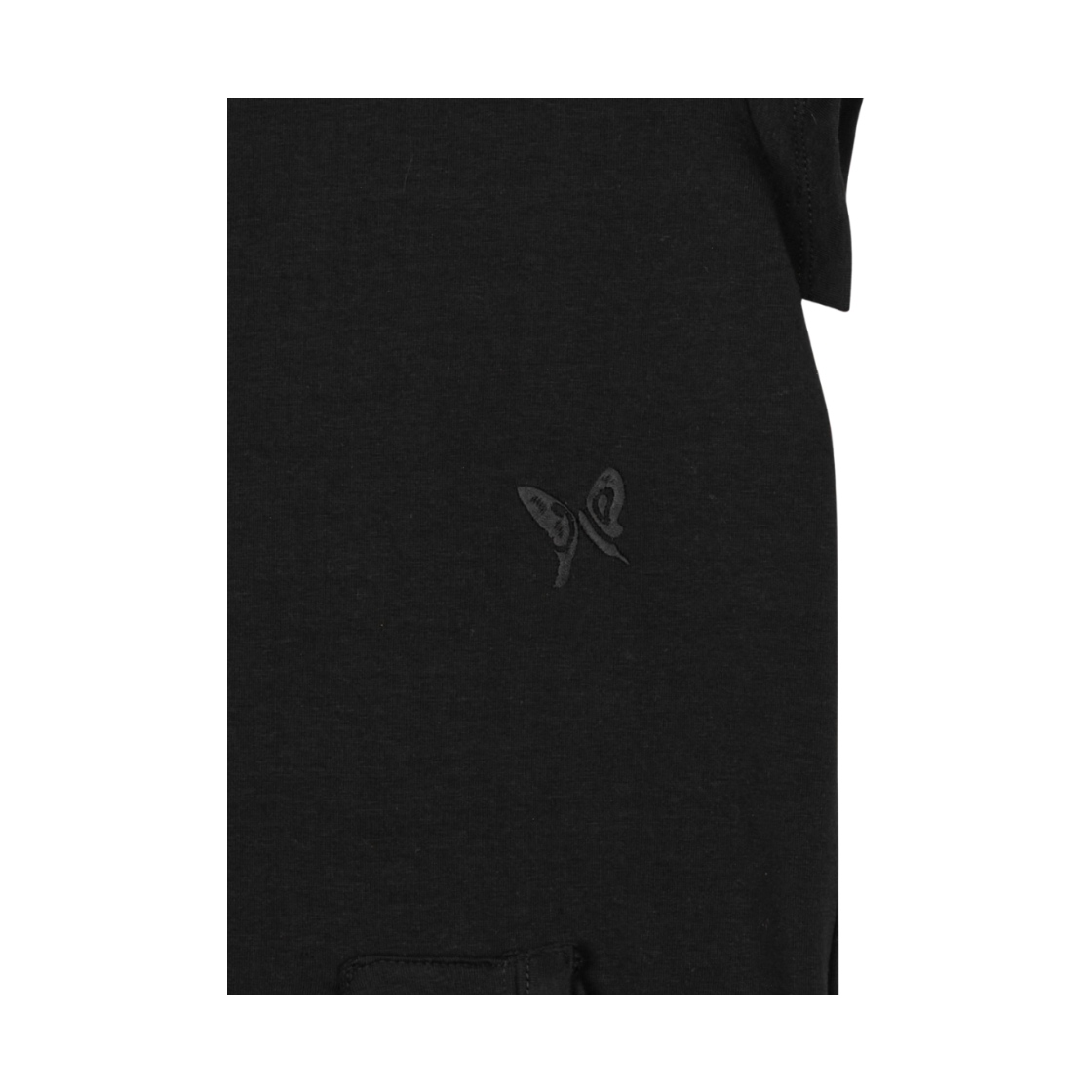 구월십일 네크 레이어 숏 반팔 티셔츠 블랙(GUWOLSIBIL Neck Layer Short Sleeve Top Black) - 3