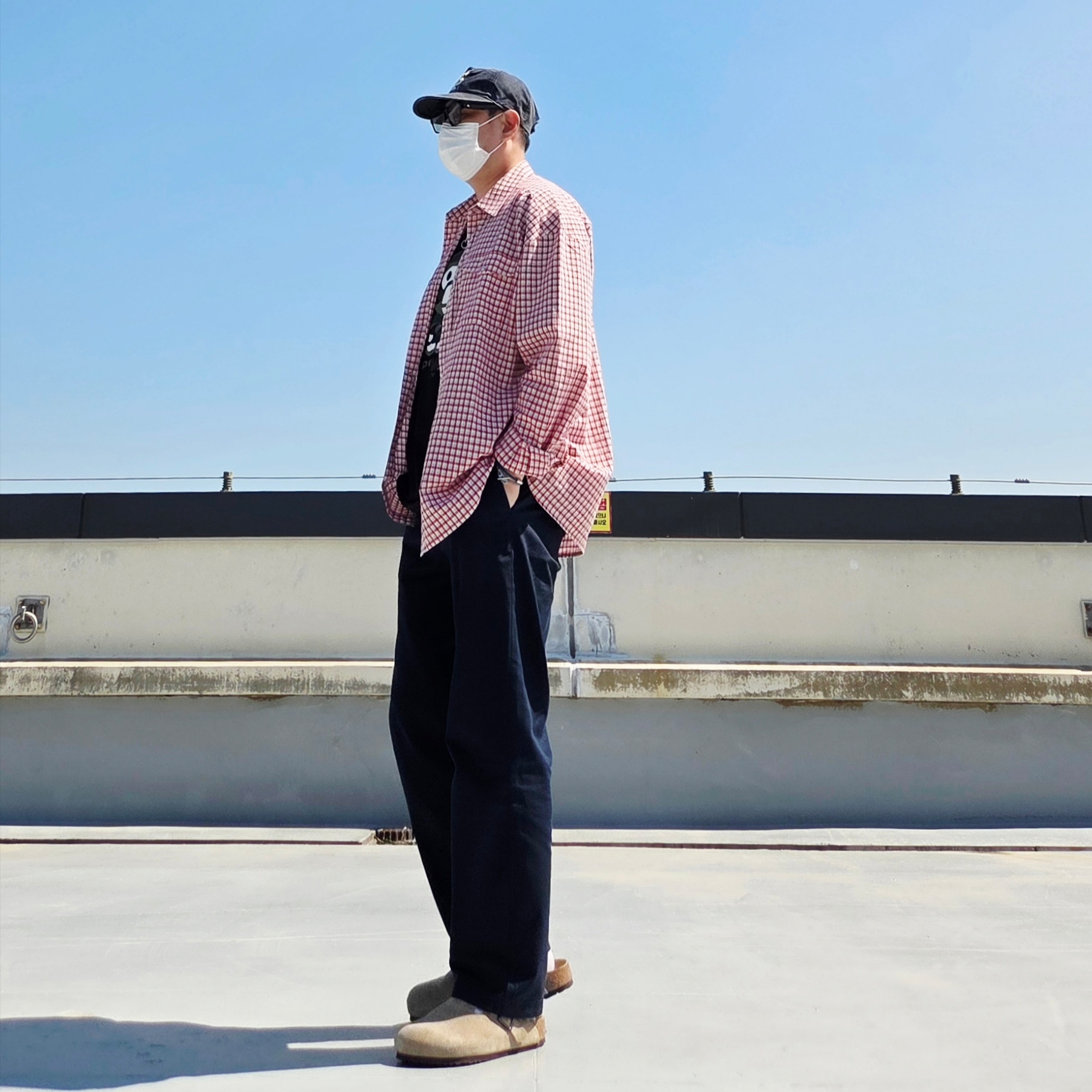 Sunday Ceremony Sy Logo 5 Panel Cotton Cap - Navy, Diesel Dx1168040 Stainless Steel Double Pendant Necklace Silver 착용 스타일 - 3
