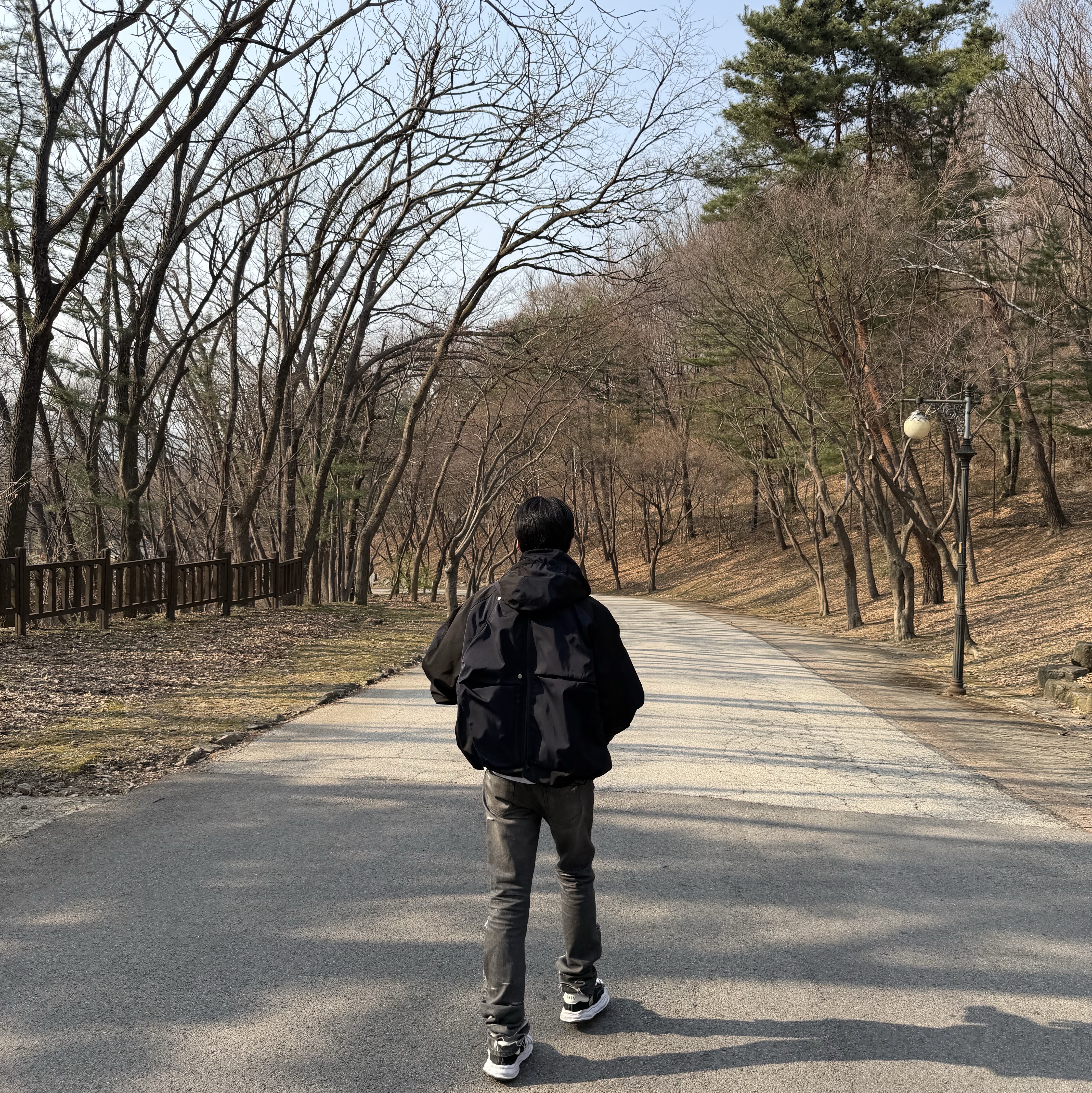 Undermycar Kame Multi Zip Turtle Shell Parka After Midnight - 22FW, Undermycar Ecdysis Destroyed Wax Coating Jeans with Konic Section Obsidian - 22FW 착용 스타일 - 1