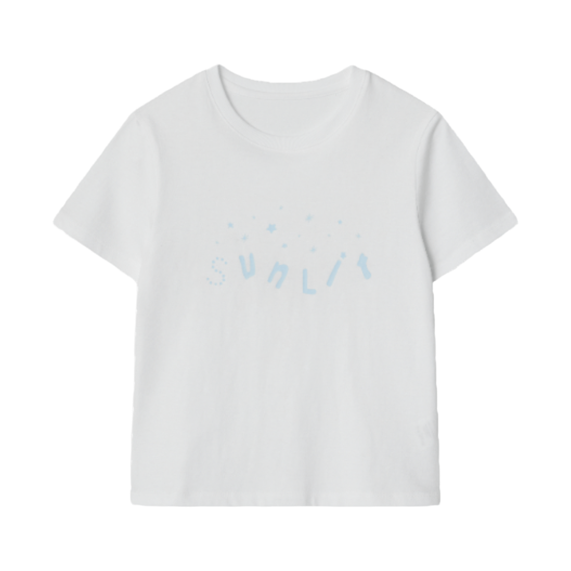 썬릿 스타 로고 티 화이트(SUNLIT Star Logo Tee White)