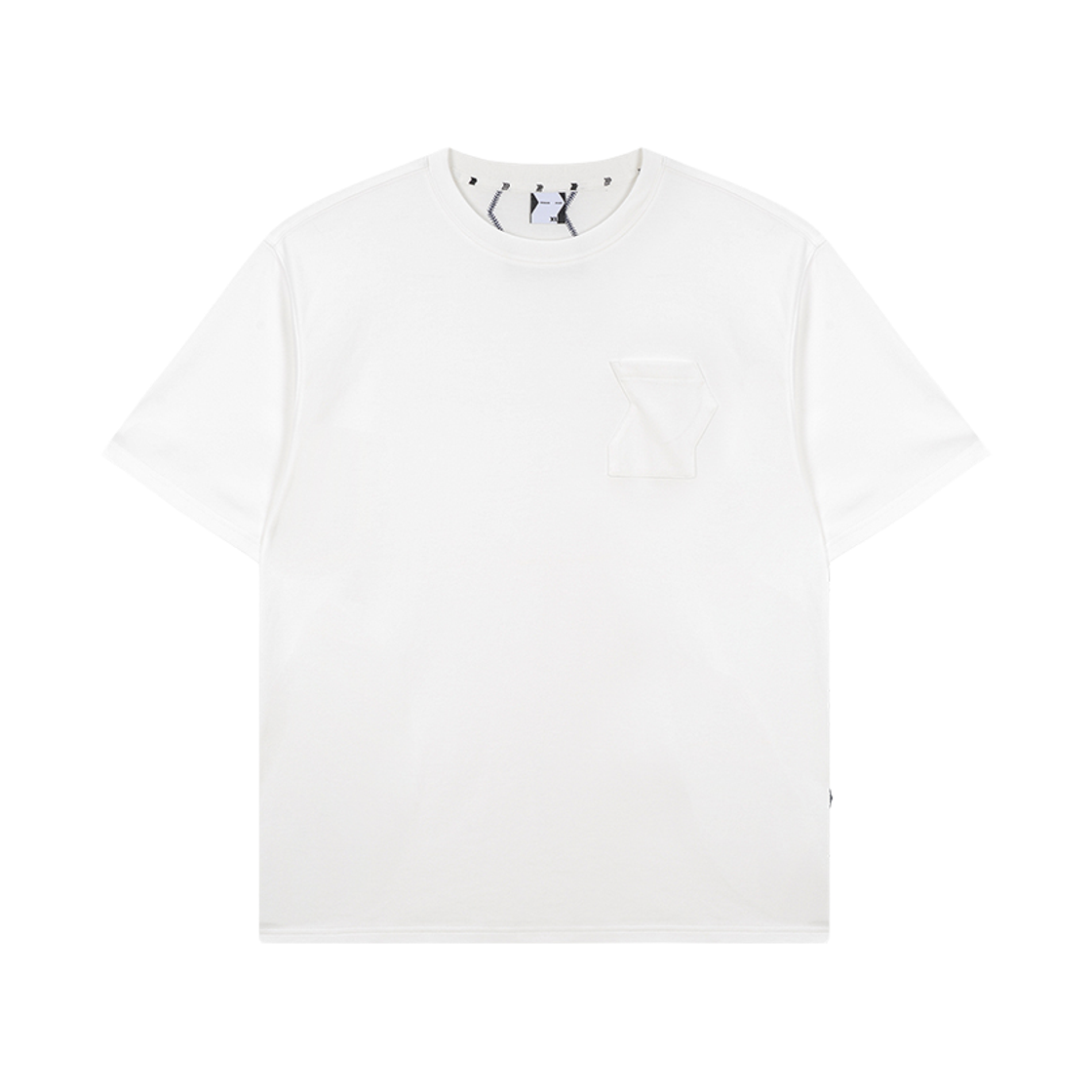 GWBFSS11 WILLBE PLAY Logo Pocket Short Sleeve White