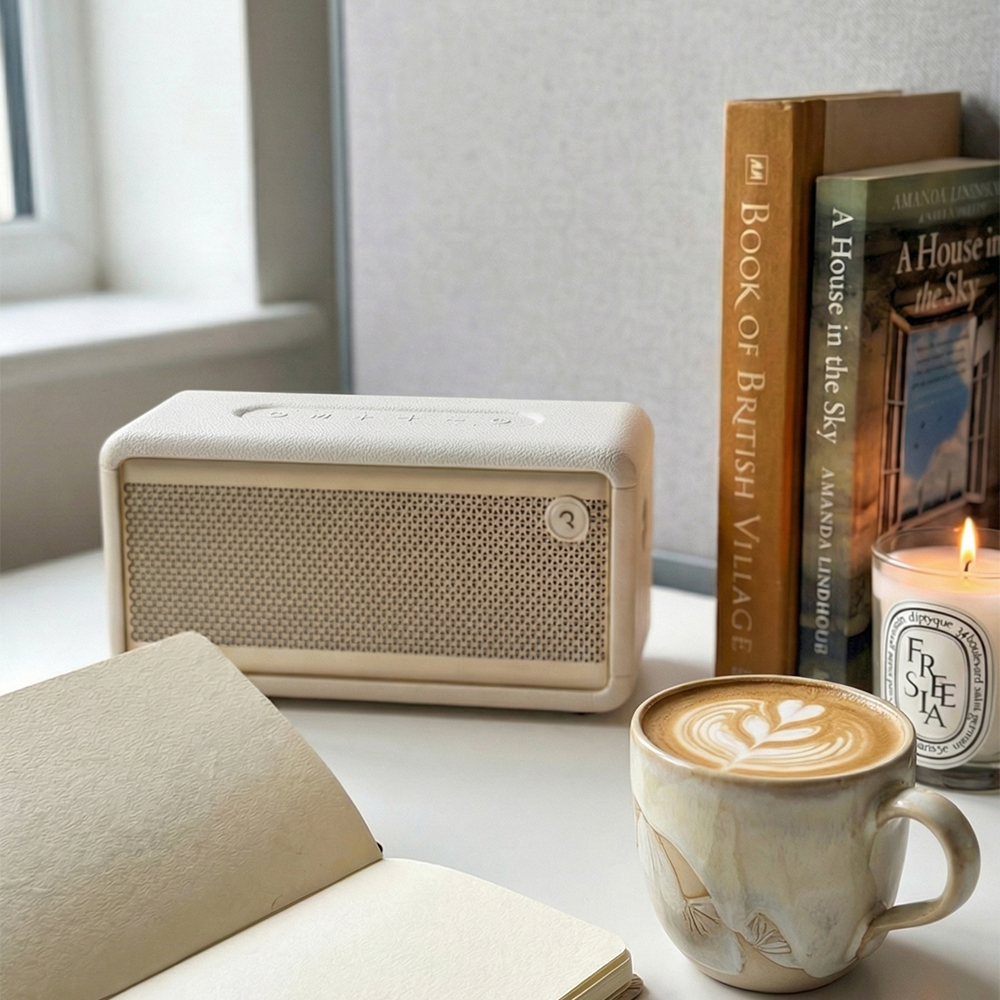 로이체 사운드마스터 TWS 스테레오 무선 블루투스 스피커(Royche SoundMaster: Retro Design TWS True Wireless Stereo Bluetooth Speaker (BTS-700)) - 3