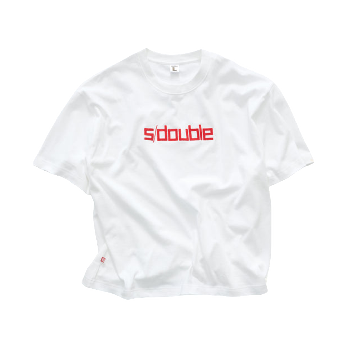 에스더블 블록 헤비웨이트 티셔츠 화이트(S/Double Block Heavyweight T-Shirt White)