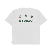 IAB Studio T-Shirt White Deep Green
