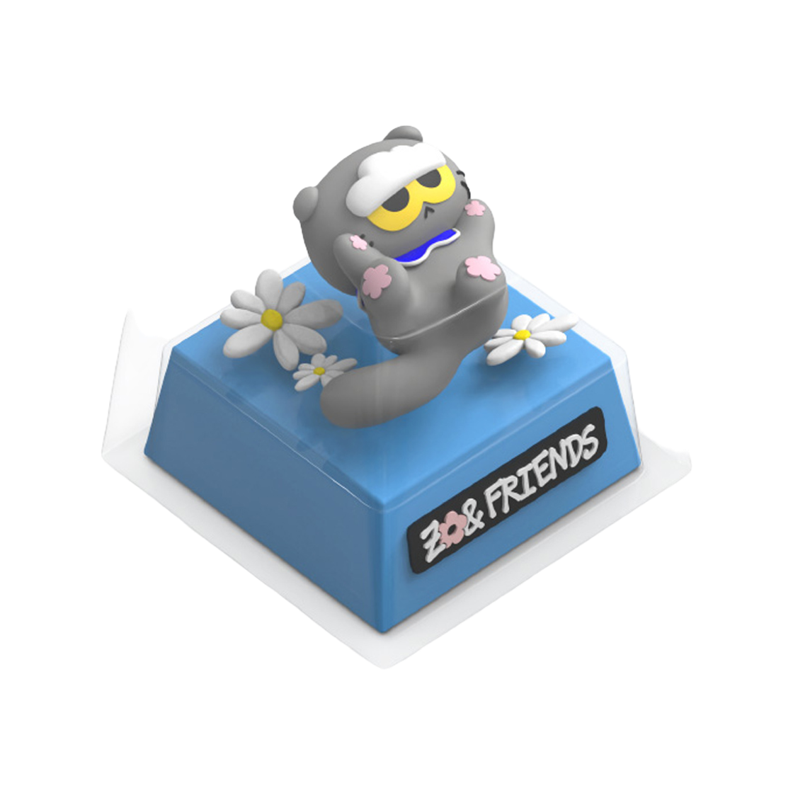 로이체 조앤프렌즈 포인트 커스텀 레진 키캡(Royche Jo & Friends Premium Resin Artisan Keycap - Mixed Color Edition)