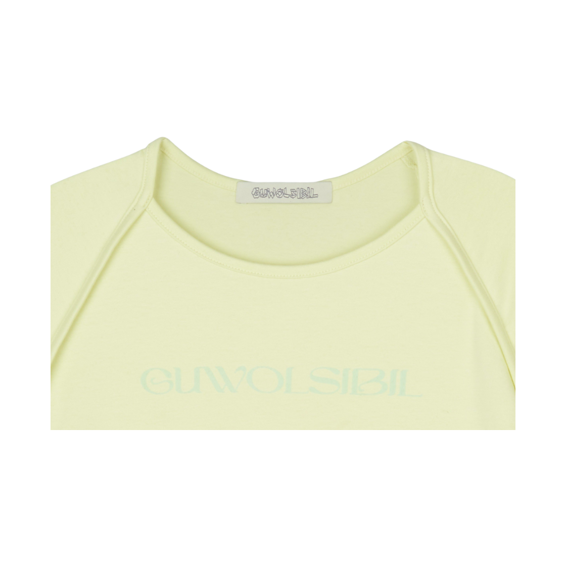 구월십일 볼레로 반팔 티셔츠 레몬(GUWOLSIBIL Bolero Short Sleeve Top Lemon) - 3