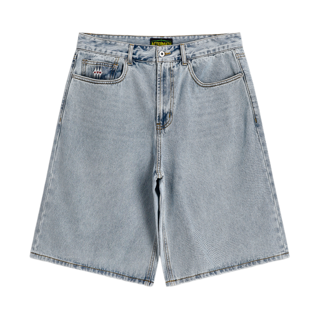 애프터매스 데님 쇼츠 반바지 라이트 인디고(Aftermath Denim Shorts Light Indigo)