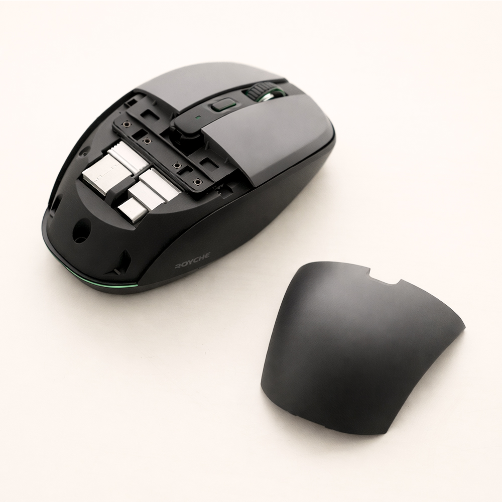 로이체 휴대용 멀티페어링 블루투스 듀얼리시버 무선마우스(Royche RX-720DC: Ultra-Portable Multi-Device Wireless Mouse (Bluetooth + Dual Receiver)) - 2