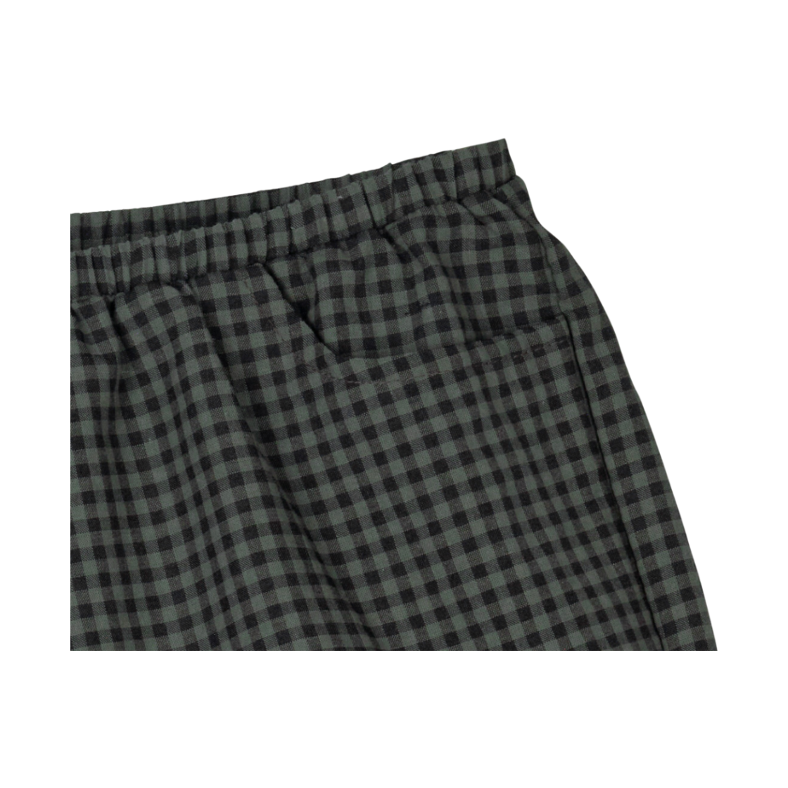 구월십일 체크 펌프 숏 팬츠 블랙(GUWOLSIBIL Check Pump Short Pants Black) - 3