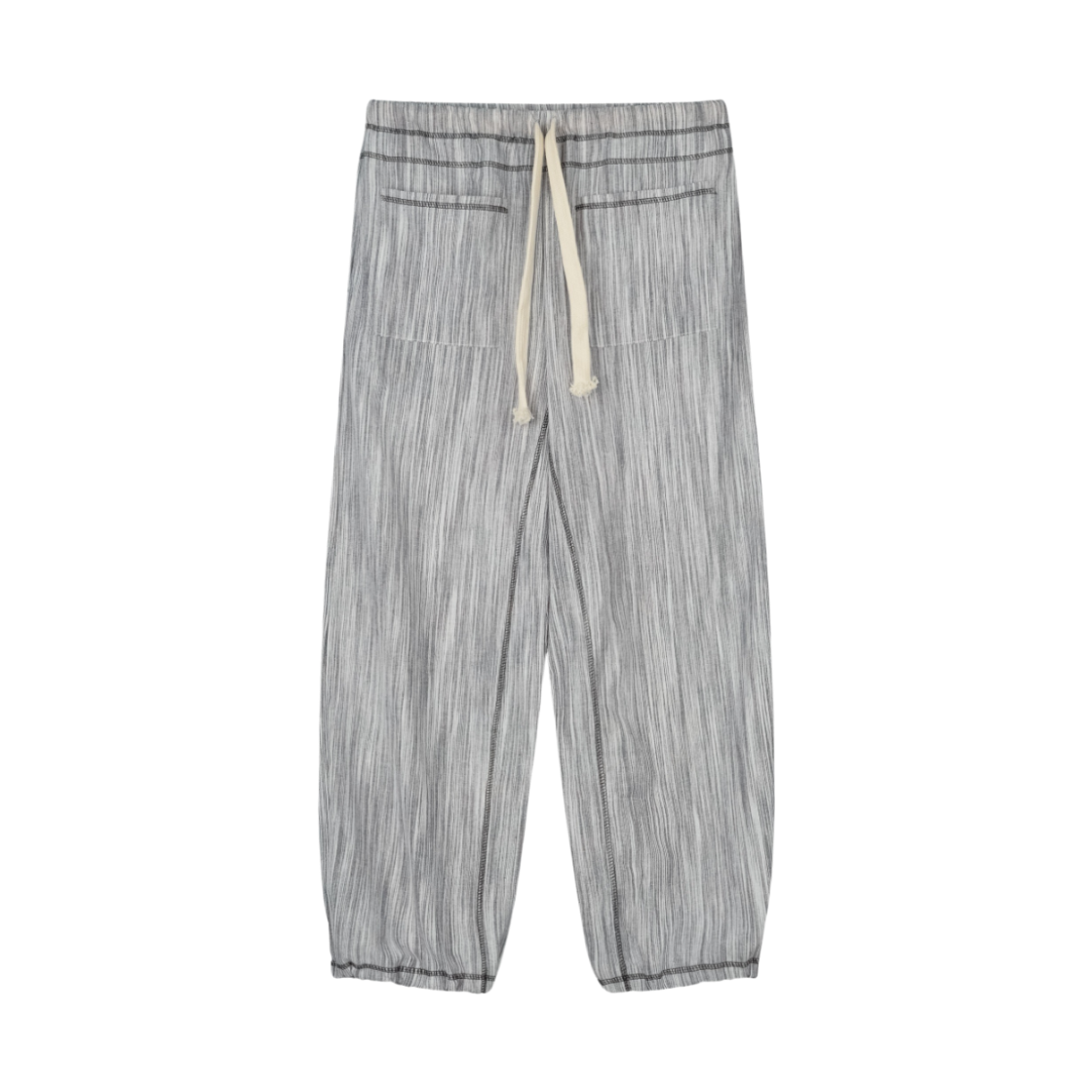 구월십일 스트라이프 스티치 와이드 팬츠 라이트 그레이(GUWOLSIBIL Stripe Stitch Wide Pants Light Grey) - 3