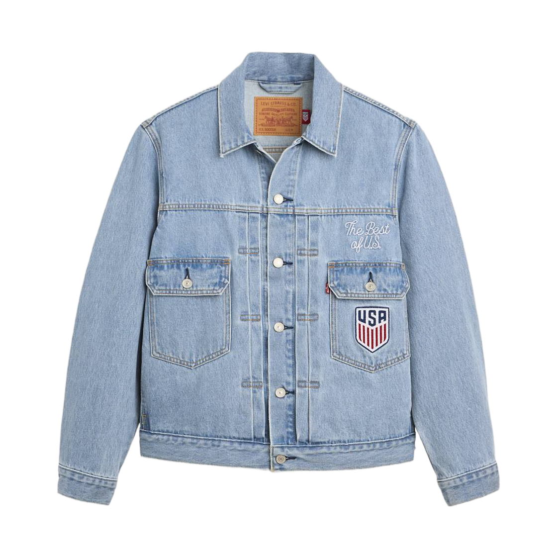 006GH0000 Levi's U.S. Soccer Type II Jacket Medium Wash