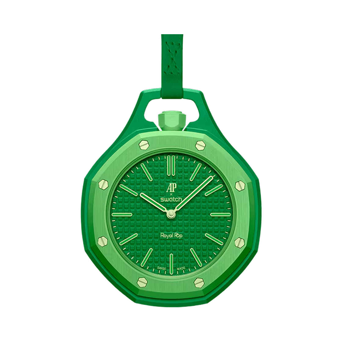 스와치 x 오데마 피게 바이오세라믹 로얄 팝 그린 에잇(Swatch x Audemars Piguet Bioceramic Royal Pop Green Eight)