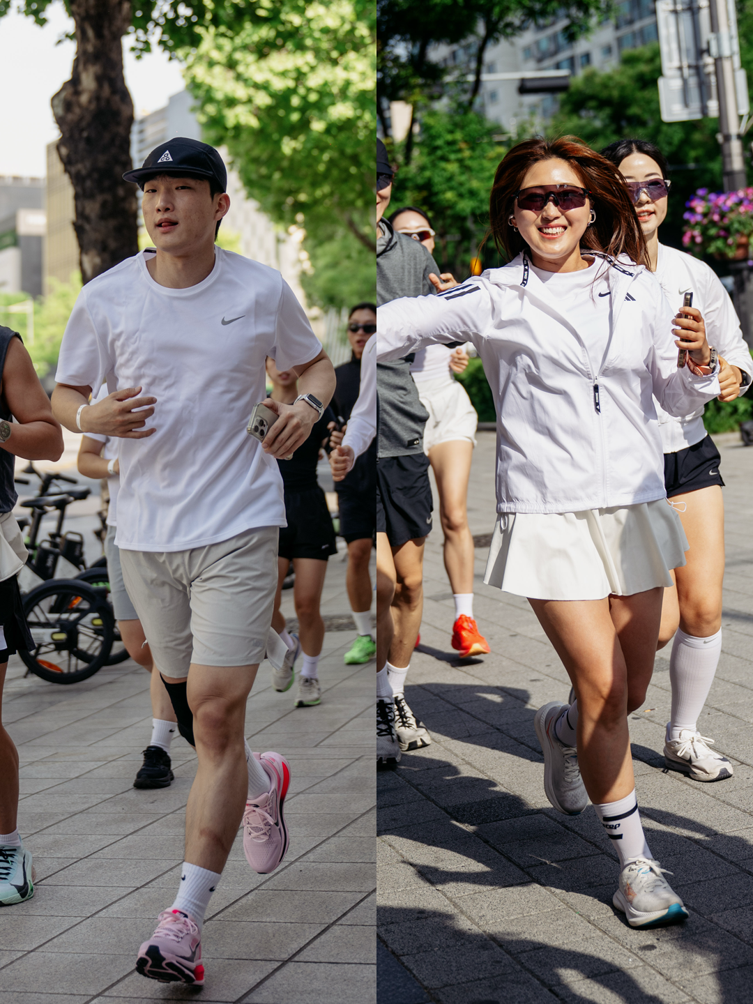 On Running x Post Archive Faction (Paf) Cloudmonster Hyper Black, Nike Dri-Fit Stride 5 Inch Brief Lined Running Shorts Black - Asia 착용 스타일 - 5