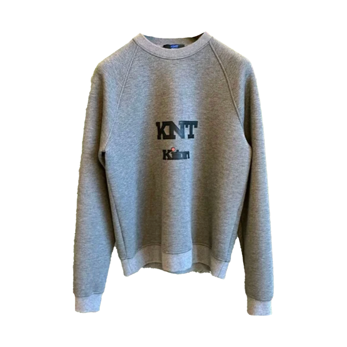 키톤 레더 패치 디테일 스웨트셔츠 그레이(Kiton Leather Patch Detail Sweatshirt Gray)