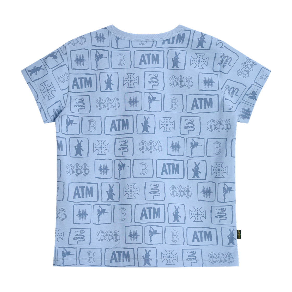 애프터매스 여성 풀 프린트 반팔 티셔츠 스카이블루(Aftermath Atm W Full Print Tee Sky Blue) - 2
