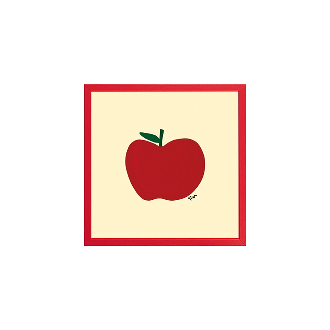 스티키606 미니쿠키프레임 러브애플 미니액자 레드 프레임(STICKY606 mini cookie frame loveapple red frame)