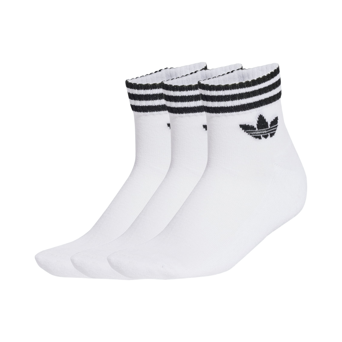 JV7435 Adidas 3S Ankle Socks White (3 Pack)