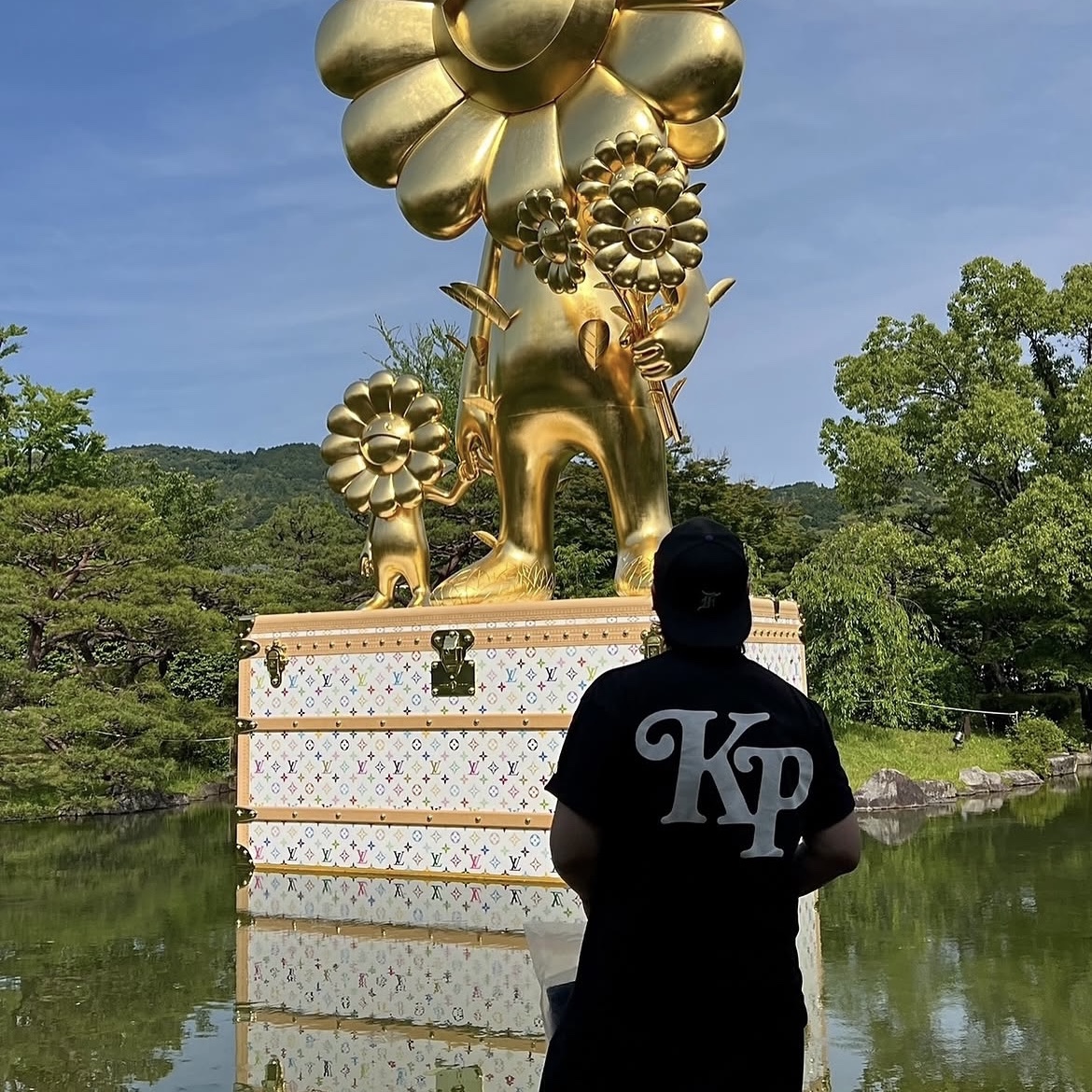 Kenzo x Verdy Oversize T-Shirt Black 착용 스타일