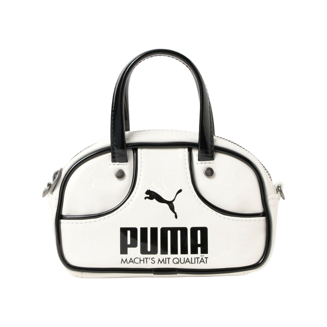푸마 1976 마이크로 1L 그립 백 화이트 블랙(Puma 1976 Micro 1L Grip Bag White Black) - 1