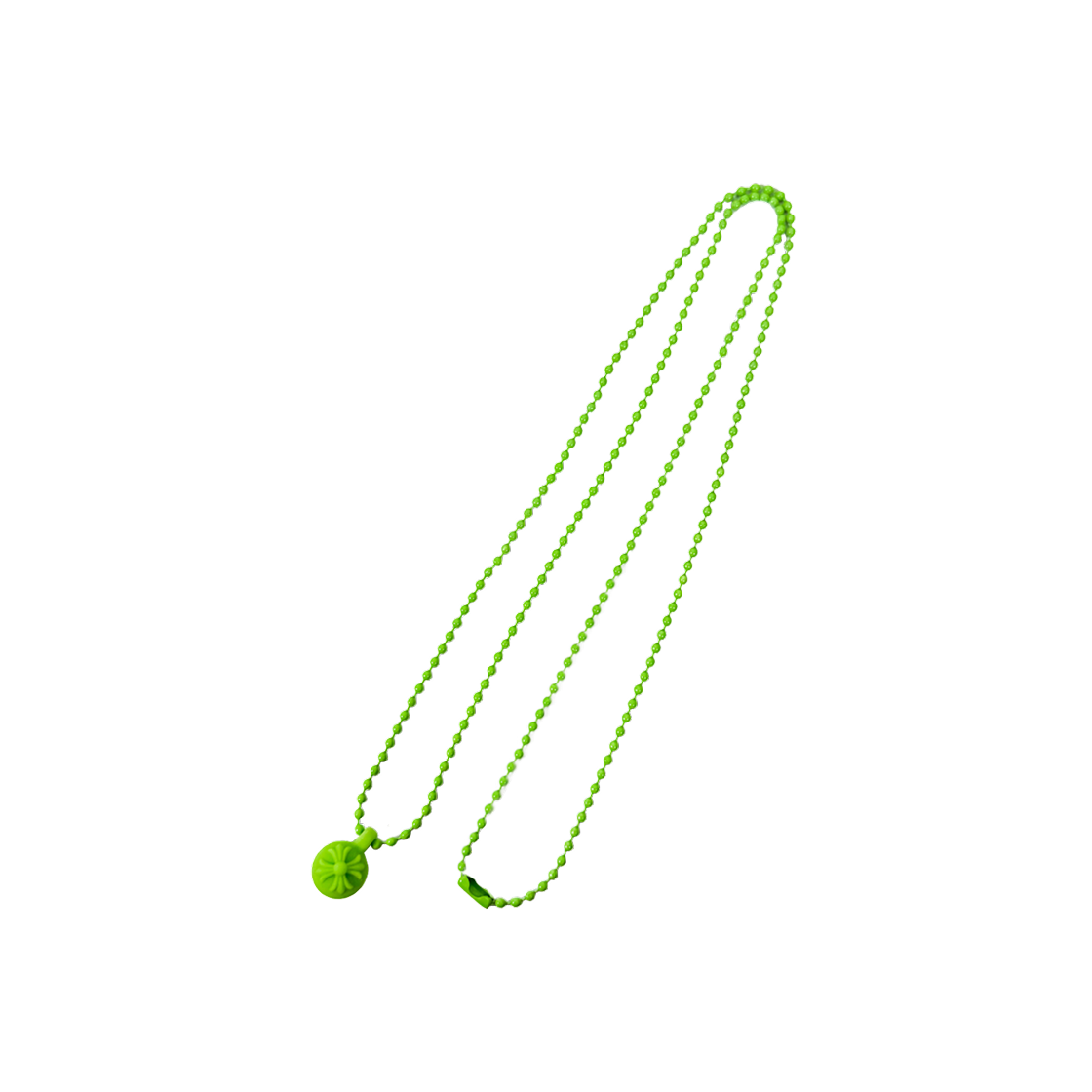 ITKRPSMTNRH3 Chrome Hearts Silikrom Silicone Crossball Pendant Necklace Green 2026