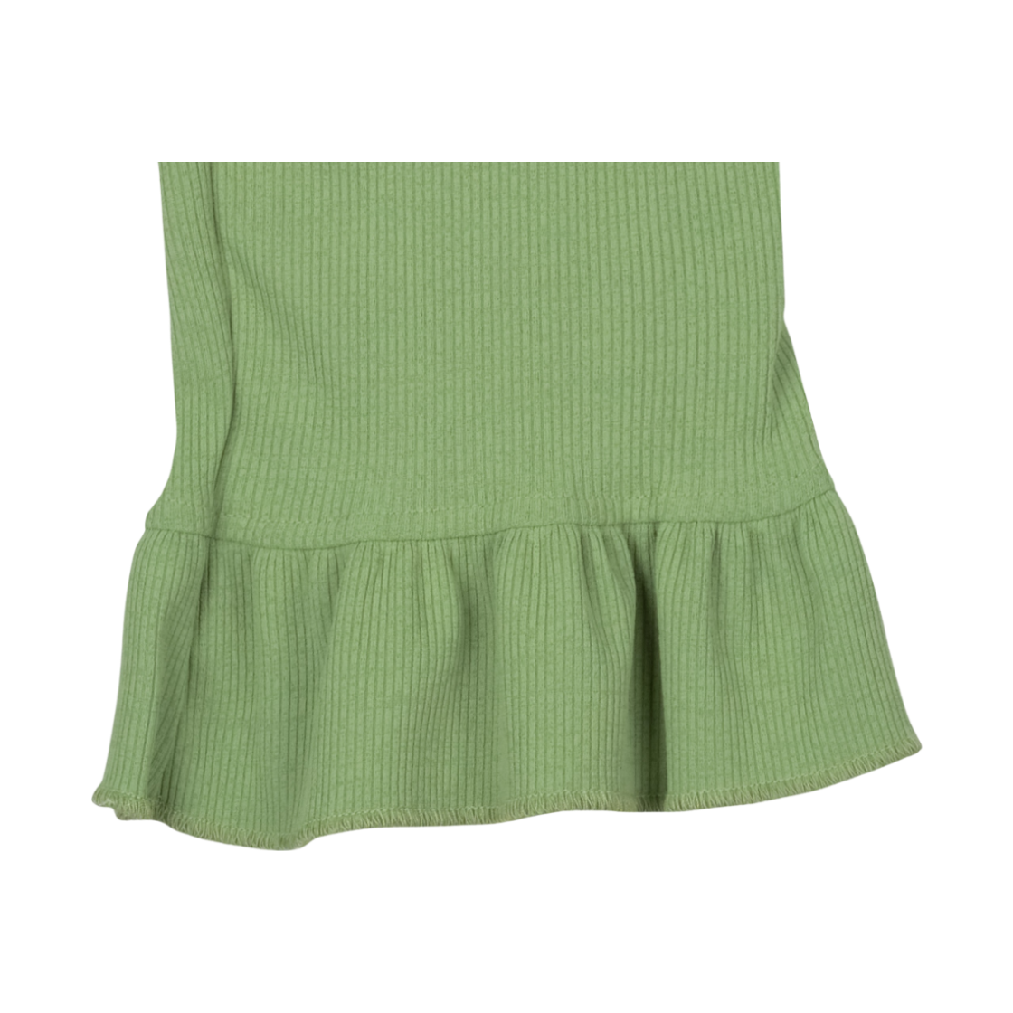 구월십일 7부 프릴 레깅스 그린(GUWOLSIBIL Three-Quarter Frill Leggings Green) - 4