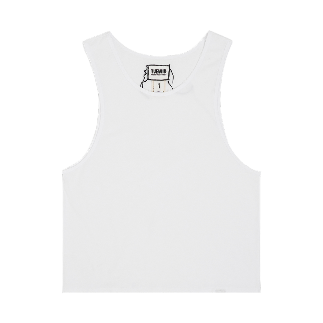 투위드 디스트레스 나시 화이트(Tuewid Distressed Solstice Tank Top In Salt) - 1
