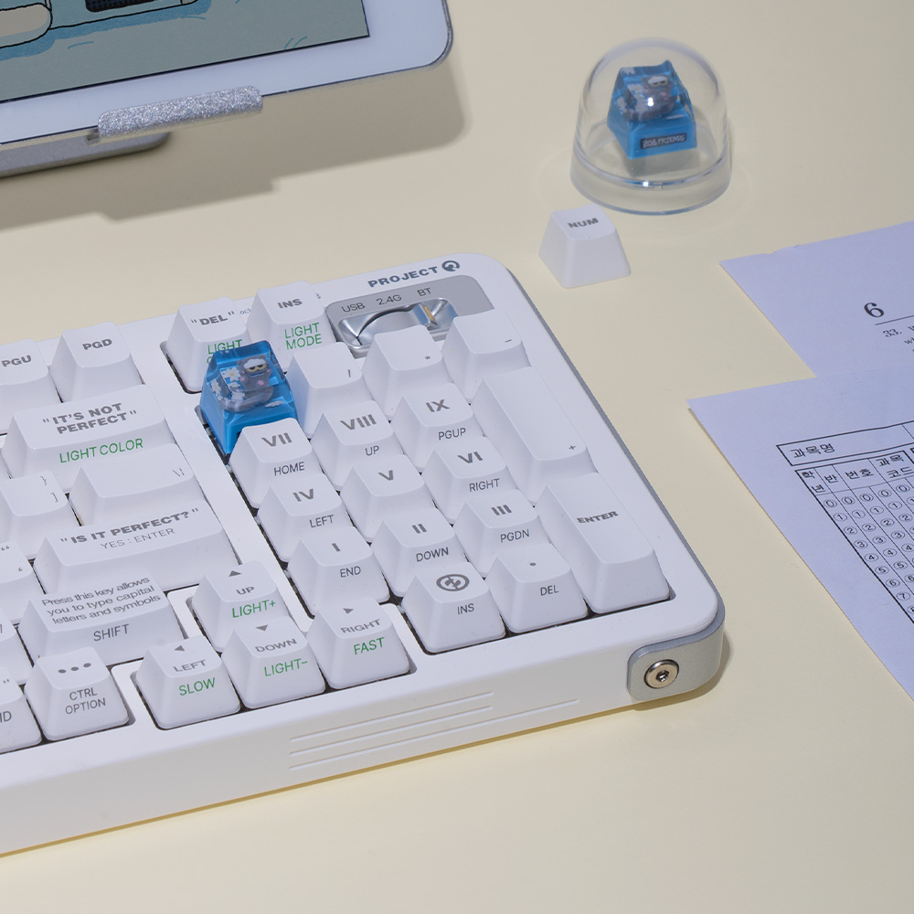 로이체 조앤프렌즈 포인트 커스텀 레진 키캡(Royche Jo & Friends Premium Resin Artisan Keycap - Mixed Color Edition) - 5