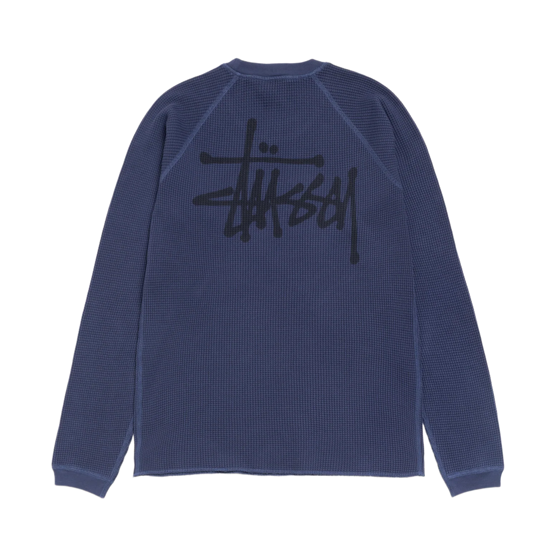 스투시 래글런 써멀 롱슬리브 크루 네이비(Stussy Raglan Thermal LS Crew Navy)