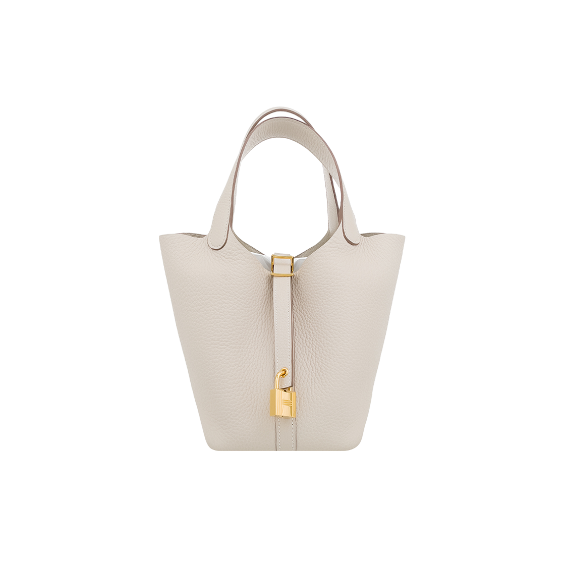 ITLOLORBAJ7D Hermes Picotin 18 in Creme Gold Hardware & K Stamp (6HB0148)