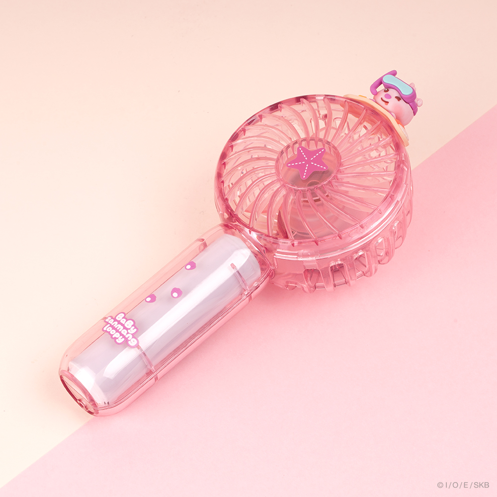 로이체 베이비 잔망루피 충전식 휴대용 투명 핸디팬 선풍기(Royche Baby Zanmang Loopy Rechargeable Portable Transparent Handy Fan) - 3