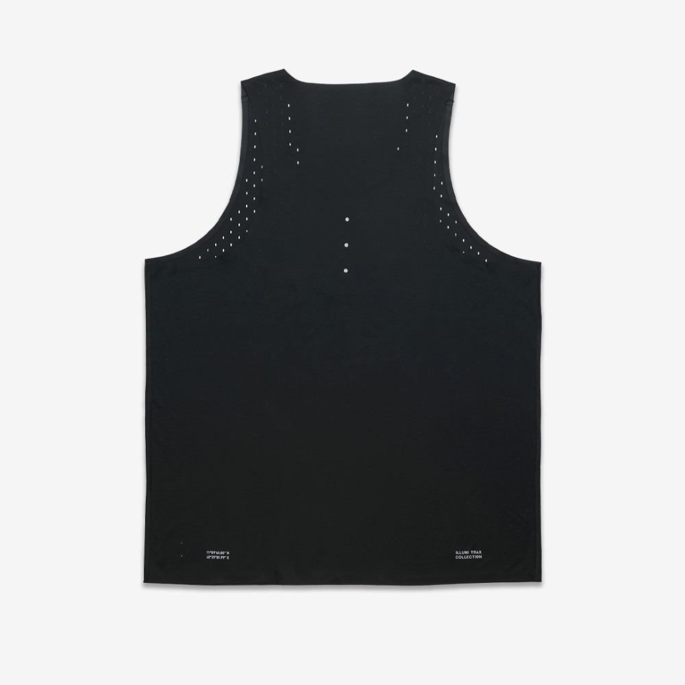 아틀라스 콜렉티프 일루미 트랙스 V2 맨즈 러닝 싱글렛 블랙(Atlas COLLECTIF Illumi Trax V2 MENS Running Singlet BK) - 2