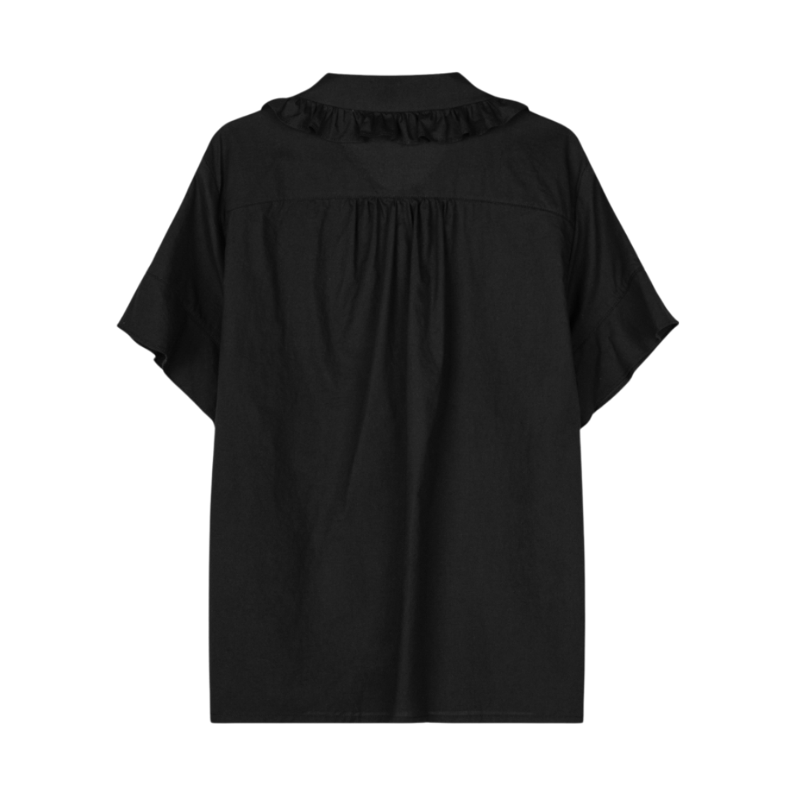 구월십일 보헤미안 아코디언 셔츠 블랙(GUWOLSIBIL Bohemian Accordion Shirt Black) - 2